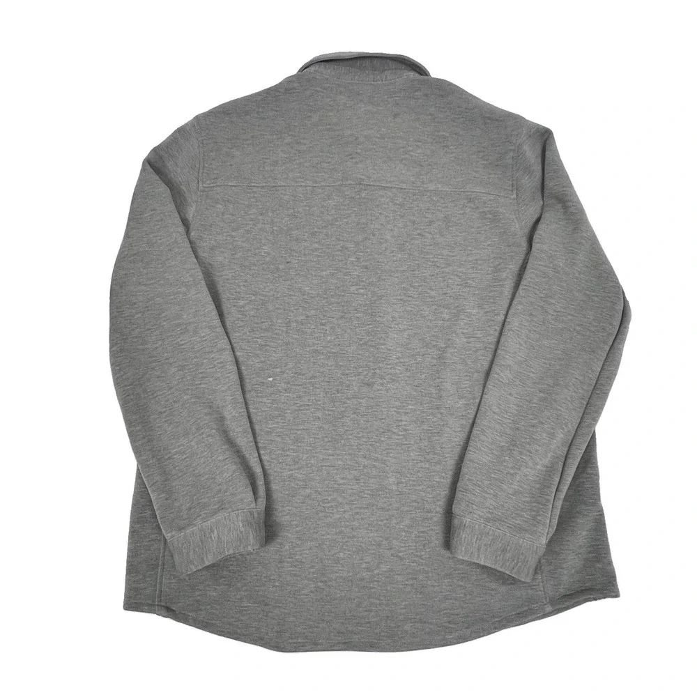 Rye 51 The Noah Double Knit Coat Shirt Jacket Shacket Gray Sz 44 *READ